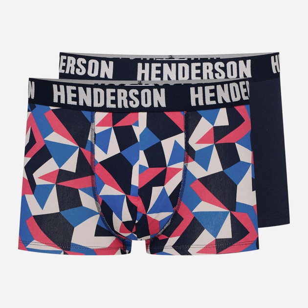 Zestaw majtek męskich typu bokserki 2 szt Henderson Shield 42588-MLC 2XL Czarny/Granatowy (5903972379479) - obraz 1