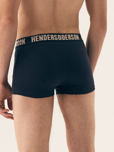 Набір трусів боксерів чоловічих бавовняних 2 шт Henderson Shield 42588-MLC 3XL Чорний/Темно-синій (5903972379462) - зображення 3