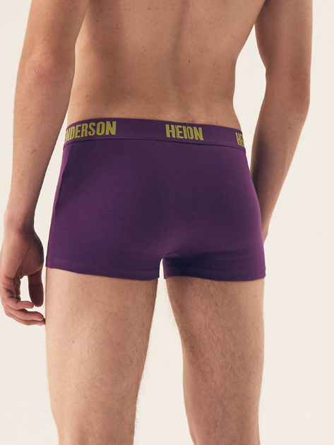 Набір трусів боксерів чоловічих бавовняних 2 шт Henderson Spin 42589-MLC 2XL Фіолетовий/Різнокольоровий (5903972379578) - зображення 3