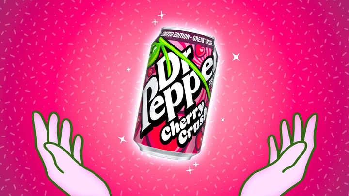 Газированный напиток Dr Pepper Cherry Crush Limited Edition zero