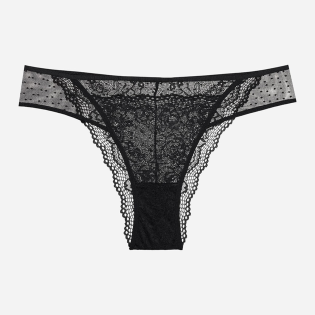 Majtki brazyliany damskie koronkowe Bloovii Verina 42506-99X M Czarne (5903972544952) - obraz 6