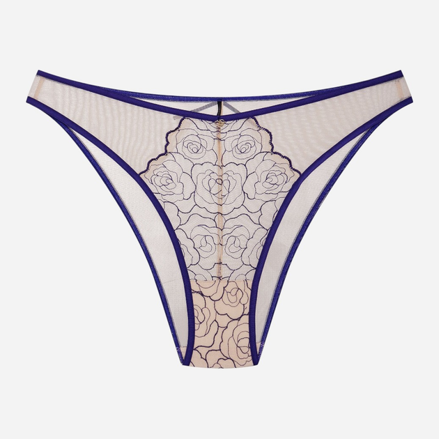 Majtki brazyliany damskie siateczkowe Esotiq Batty 42515-59X M Beżowe (5903972528341) - obraz 7