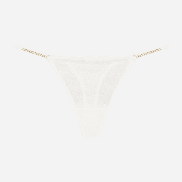 Majtki stringi damskie koronkowe Esotiq Bonjour 42520-00X M Białe (5903972529423) - obraz 6