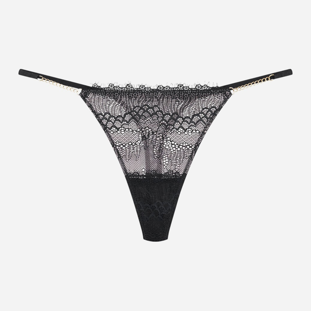 Majtki stringi damskie koronkowe Esotiq Bonjour 42520-61X L Czarne (5903972529478) - obraz 6