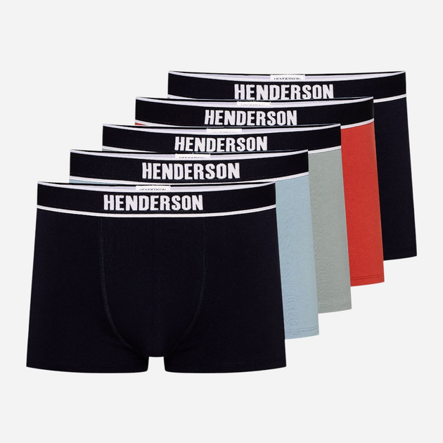 Zestaw majtek męskich typu bokserki 5 szt Henderson Soon 42694-MLC L Wielobarwny (5903972380390) - obraz 1