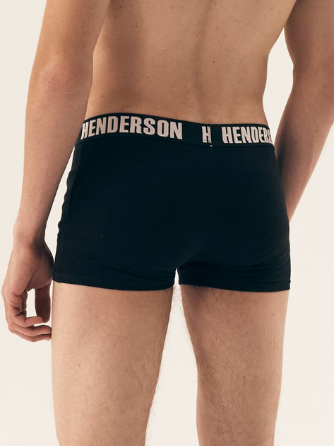 Набір трусів боксерів чоловічих бавовняних 3 шт Henderson Orchid 42742-MLC 2XL Чорний з білим (5903972382127) - зображення 3