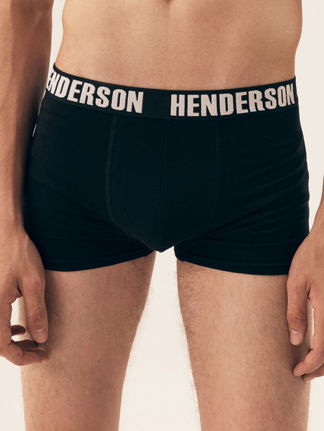 Набір трусів боксерів чоловічих бавовняних 3 шт Henderson Orchid 42742-MLC 3XL Чорний/Білий (5903972382110) - зображення 2