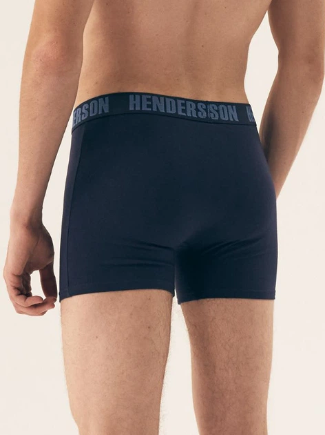 Набір трусів боксерів чоловічих бавовняних 3 шт Henderson Offroad 42745-MLC 2XL Темно-синій (5903972382325) - зображення 3