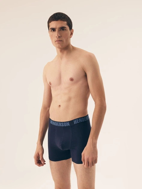 Набір трусів боксерів чоловічих бавовняних 3 шт Henderson Offroad 42745-MLC 3XL Темно-синій (5903972382318) - зображення 6