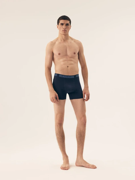 Набір трусів боксерів чоловічих бавовняних 3 шт Henderson Offroad 42745-MLC XL Темно-синій (5903972382301) - зображення 4