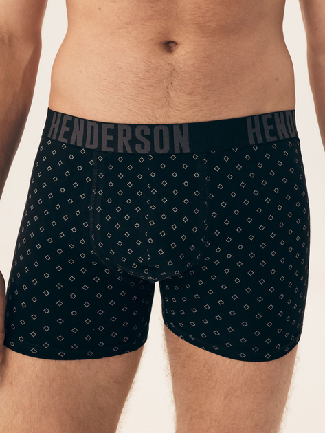 Набір трусів боксерів чоловічих бавовняних 5 шт Henderson Optic 42754-MLC 3XL Чорний/Сірий (5903972382769) - зображення 2