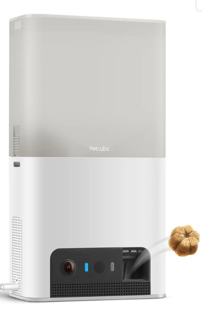Interaktywna kamera dla zwierząt Petcube Bites 2 Lite z dozownikiem przysmaków Wi-Fi 1080p (0854592007387) - obraz 2