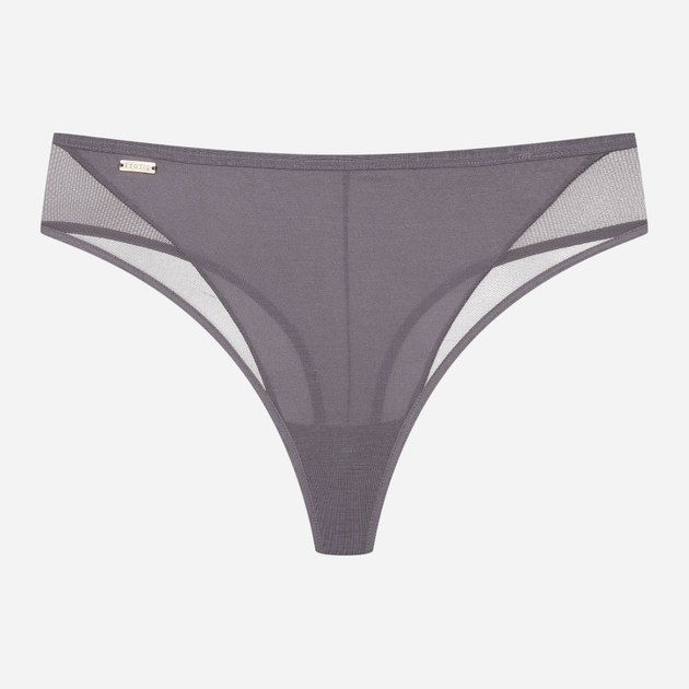 Majtki tanga damskie siateczkowe Esotiq Blissy 42888-90X S Szare (5903972557013) - obraz 5