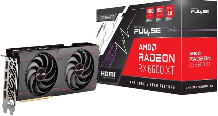 Відеокарта Sapphire AMD Radeon RX 6600 XT 8Gb Pulse OC (11309-03