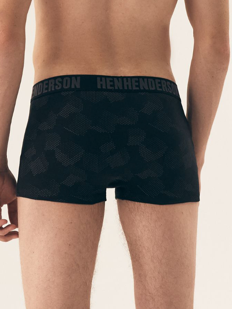Набір трусів боксерів чоловічих бавовняних 5 шт Henderson Soul 43170-MLC 2XL Чорний/Графітовий (5903972519295) - зображення 3
