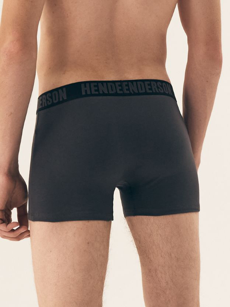 Набір трусів боксерів чоловічих бавовняних 5 шт Henderson Soul 43171-MLC 3XL Чорний/Графітовий (5903972519332) - зображення 3