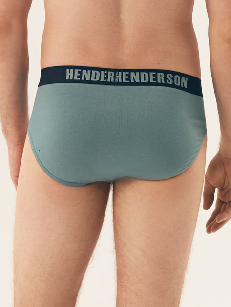 Набір трусів сліпів чоловічих бавовняних 3 шт Henderson Scope 43172-MLC 2XL Темно-синій/Зелений (5903972519097) - зображення 3