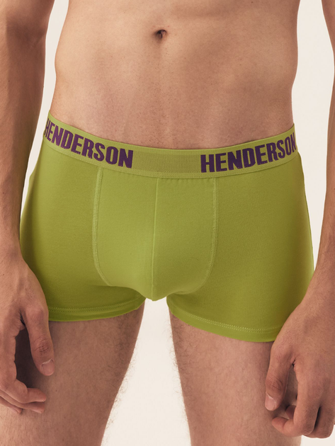Набір трусів боксерів чоловічих бавовняних 3 шт Henderson Star 42594-MLC XL Фіолетовий/Зелений/Рожевий (5903972380055) - зображення 2