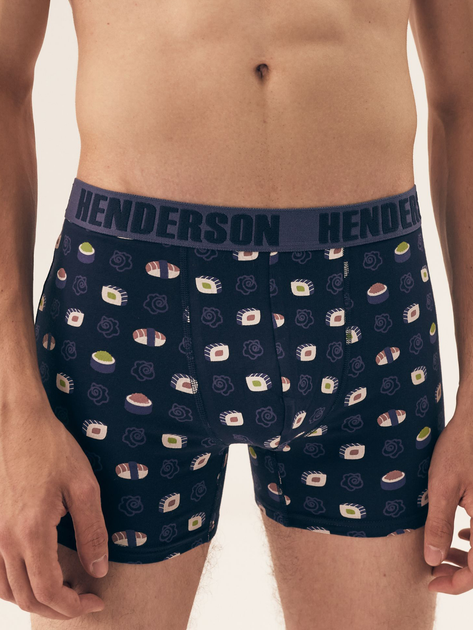 Zestaw majtek męskich typu bokserki 2 szt Henderson Sushi 42625-MLC 3XL Granatowy (5903972379912) - obraz 2