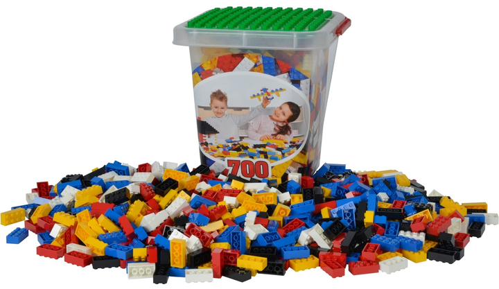 Конструктор Simba Blox Eimer Steine 700 деталей (104114200) (8000796090621) - зображення 3