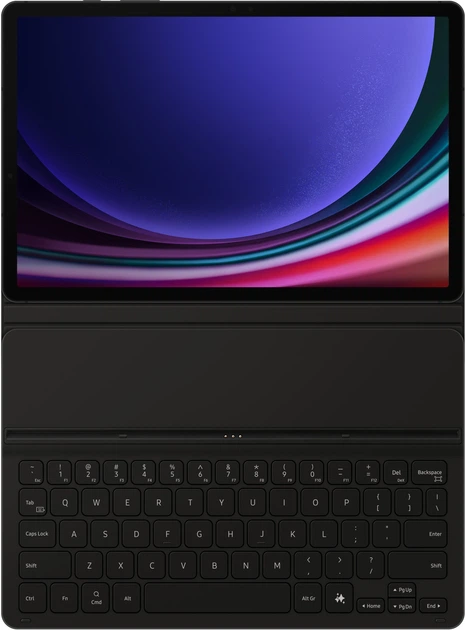 Чохол-клавіатура Samsung Book Cover Keyboard Slim - AI Key для Samsung Galaxy Tab S10 FE з кріпленням для стилуса S Pen Black (EF-DX720BBEGUA) - зображення 7