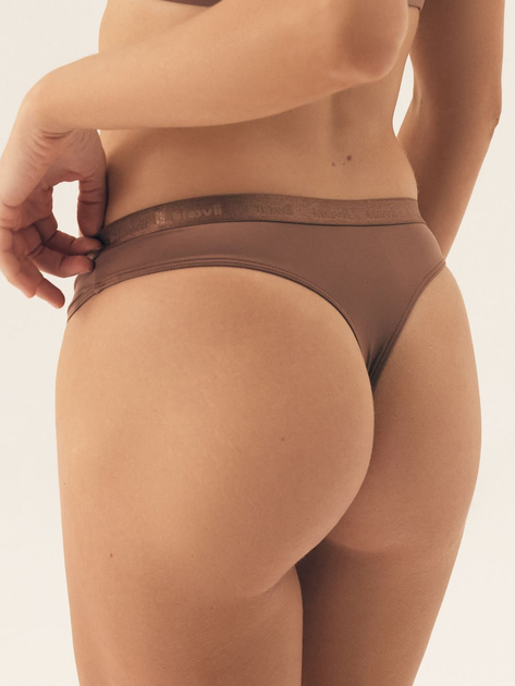 Majtki tanga damskie Bloovii Lacteem 42484-80X M Beżowe (5903972540848) - obraz 2