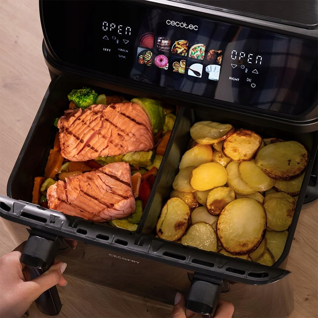 Frytkownica beztłuszczowa Cecotec Cecofry&Grill Duoheat 10000 - obraz 5