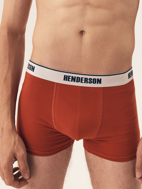 Набір трусів боксерів чоловічих бавовняних 2 шт Henderson Switch 42590-MLC 2XL Синій/Оранжевий (5903972379677) - зображення 2