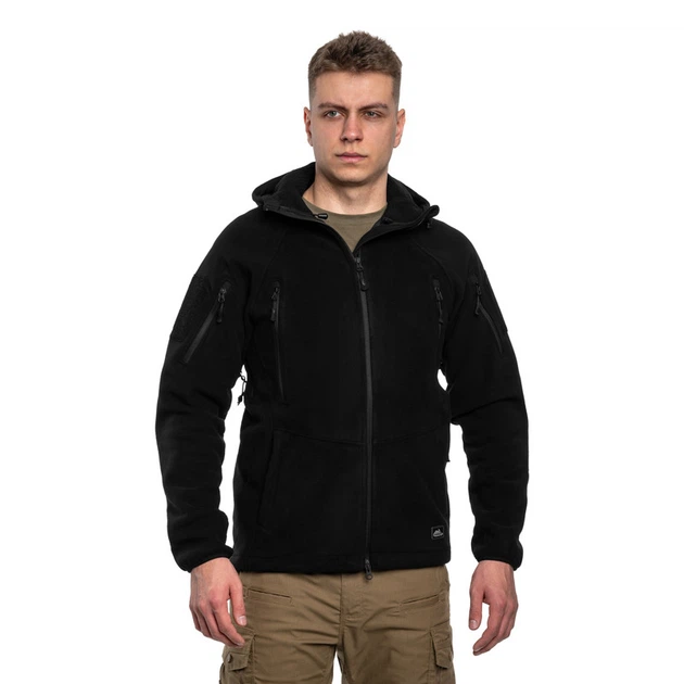 Куртка тактична Helikon-tex флісова Patriot Mk2 M Black (BL-PJ2-FH-01-B04-M) - изображение 2