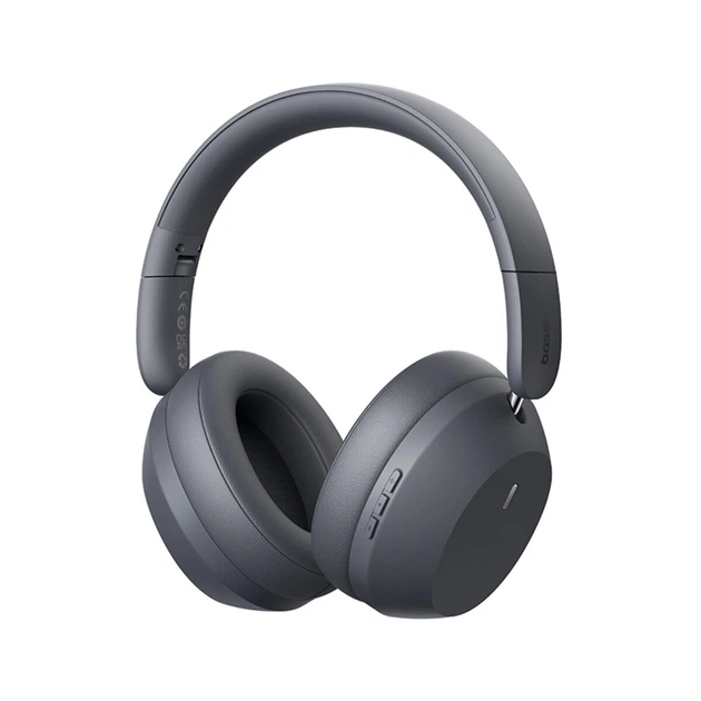 Наушники Baseus Bass 35 Max, серый цвет, Bluetooth 5.3, активное шумоподавление, до 50 часов - Фото 1 Наушники Baseus Bass 35 Max, серый цвет, Bluetooth 5.3, активное шумоподавление, до 50 часов - изображение 1