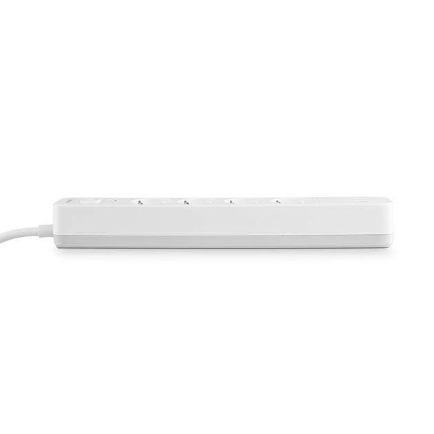 Мережевий подовжувач VIDEX ONCORD з/з 4п 3м (3x1.5мм) 3.4А USB(QC3.0) +USB-C(PD20W) з кнопкою White - Фото 6 Мережевий подовжувач VIDEX ONCORD з/з 4п 3м (3x1.5мм) 3.4А USB(QC3.0) +USB-C(PD20W) з кнопкою White - зображення 6
