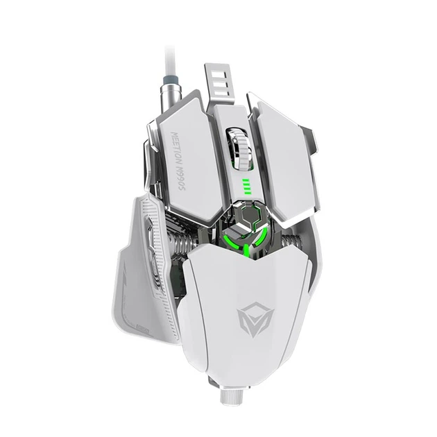 Миша MEETION Backlit Gaming mechanical Mouse RGB MT-M990S Колір Білий - Фото 8 Миша MEETION Backlit Gaming mechanical Mouse RGB MT-M990S Колір Білий - изображение 8