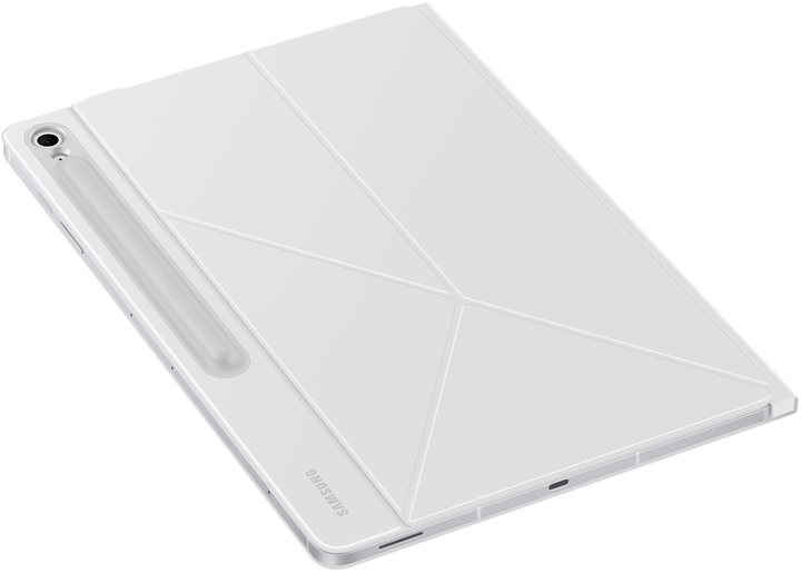 Etui z klapką Samsung Smart Book Cover do Samsung Galaxy Tab S10 FE+ z uchwytem na rysik S Pen White (EF-BX620PWEGWW) - obraz 4
