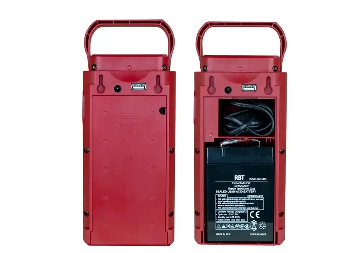 Ліхтар переносний світлодіодний з повербанком Almina DL-2424 24 LED, 30000 mAh, вбудований акумулятор для дому, для дачі, для походу, для відпочинку, для туризму, для кемпінгу, для полювання - зображення 6