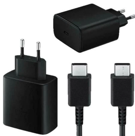 Блок питания и Кабель Type-C поддержка Super Fast Charging 25W для Galaxy S20/Note 10/N9700/Note10+/N9760 (EP-TA800) Power Delivery 3.0 Черный - изображение 12