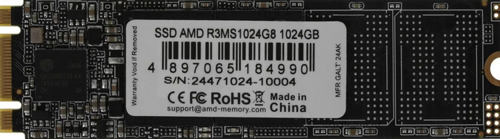 Dysk SSD AMD Radeon R3 1TB M.2 2280 SATA III 3D NAND TLC (R3MS1024G8) - obraz 1