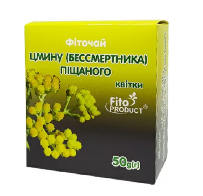 FitoPRODUCT Безсмертника (Цміну) квітки 50г Фітопродукт - зображення 1