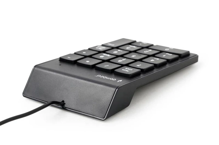 Цифрова клавіатура Gembird KPD-U-02 Black USB - Фото 3 Цифрова клавіатура Gembird KPD-U-02 Black USB - зображення 3