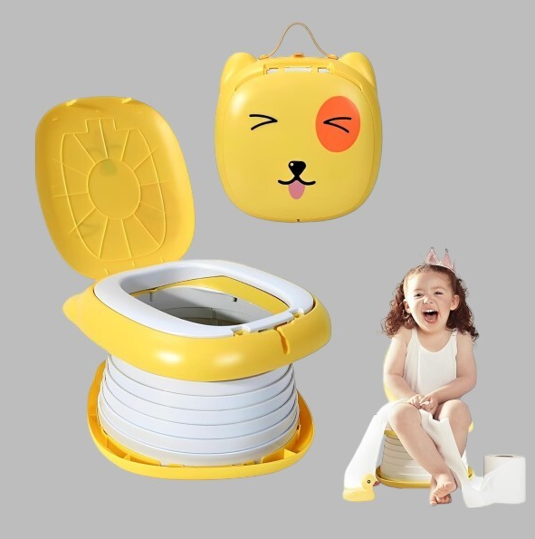 Дорожній горщик для дітей складаний для дітей з вагою не до 50 кг - зображення 4