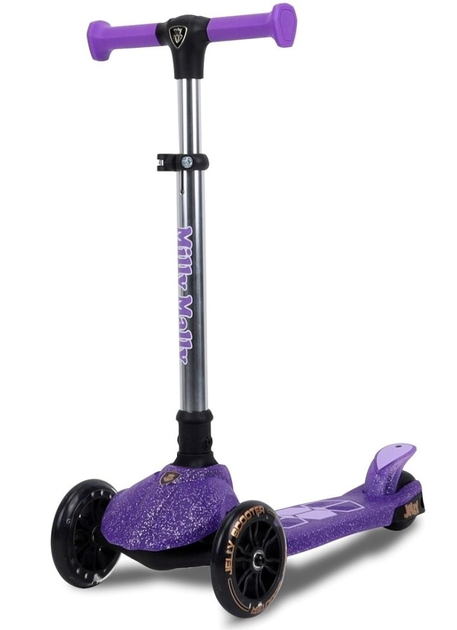 Hulajnoga dziecięca Milly Mally trójkołowa Jelly Violet 6253 (5907090700276) - obraz 1