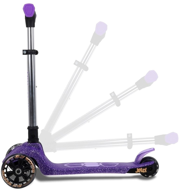 Hulajnoga dziecięca Milly Mally trójkołowa Jelly Violet 6253 (5907090700276) - obraz 7