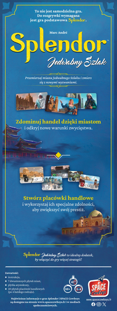 Dodatek do gry planszowej Rebel Splendor: Jedwabny Szlak (3558380128953) - obraz 2
