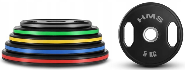 Zestaw talerzy olimpijskich HMS TOG05 2 x 5 kg (17-61-116) (5907695511611) - obraz 2