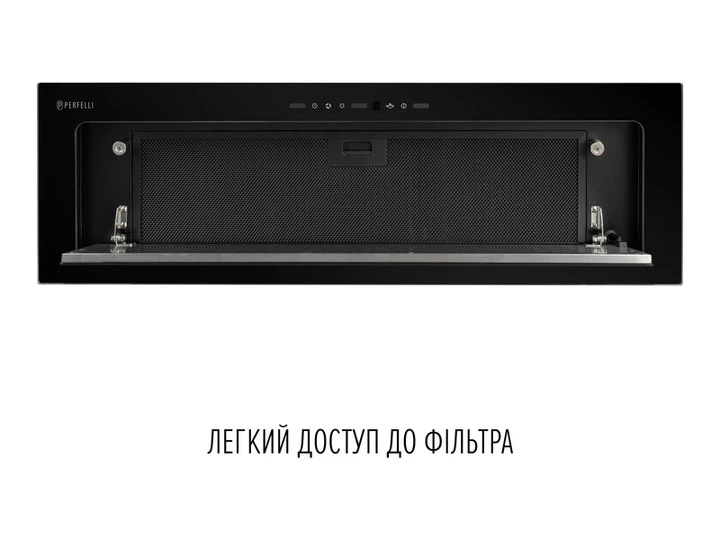 Витяжка вбудована Perfelli VISION 9 NERO SILENZIO - Фото 2 Витяжка вбудована Perfelli VISION 9 NERO SILENZIO - изображение 2