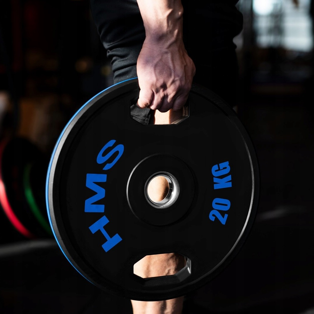Zestaw talerzy olimpijskich HMS TOG20 2 x 20 kg (17-61-119) (5907695511642) - obraz 4