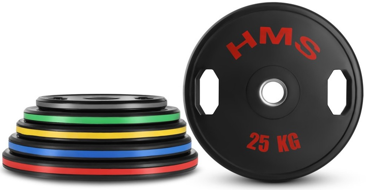 Набір олімпійських дисків HMS TOG25 2 x 25 кг (17-61-120) (5907695511666) - зображення 2