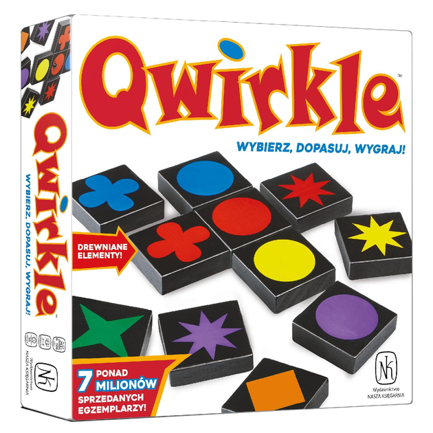 Настільна гра Nasza Ksiegarnia Qwirkle (5904915905441) - зображення 1