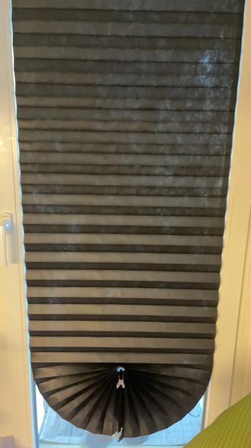 Жалюзи-плиссе на окна самоклеящиеся 60x180 см, Черный (BLINDS-BLACK60X80) - изображение 7