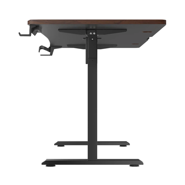 Геймерский стол 1stPlayer Moto-GT 1675 Регулируемый электрический Black-Brown - изображение 6