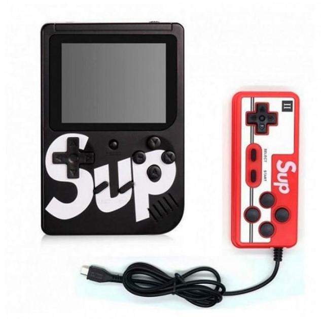Портативная игровая консоль с джойстиком 400 игр Game Sup 8283 ретро Черный - Фото 1 Портативная игровая консоль с джойстиком 400 игр Game Sup 8283 ретро Черный - изображение 1